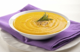 Crema de cebada y zanahoria